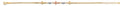 14K Yellow White Rose Gold Diamond Cut Cross Bracelet