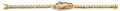 14K Yellow White Rose Gold Cuban Link St. Jude ID Bracelet