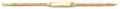 14K Yellow White Rose Gold 15 Years ID Bracelet