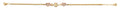14K Yellow White Rose Gold CZ 15 Years Bracelet