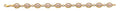 14K Yellow White Rose Gold CZ St. Jude Bracelet