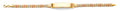 14K Yellow White Rose Gold Guadalupe ID Bracelet