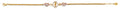 14K Yellow White Rose Gold Guadalupe/Heart CZ Bracelet