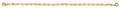 14K Yellow Gold Flat Paperclip Bracelet