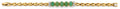 14K Yellow Gold Jade Bracelet