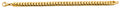 14K Yellow Gold Hollow Tight Curb Bracelet