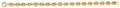14K Yellow Gold Puffed Mariner Bracelet