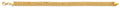 14K Yellow Gold Hollow Bismark Style Bracelet