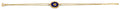 14K Yellow Gold Fancy Blue Evil Eye Bracelet