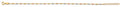 14K Yellow White Rose Gold Fancy Diamond Cut Bead Anklet
