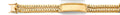 14K Yellow Gold Two Rows Cuban Framed ID Bracelet