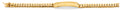 14K Yellow Gold Miami Cuban Link Frame ID Bracelet