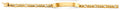 14K Yellow Gold Figaro Link ID Bracelet