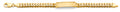 14K Yellow Gold Cuban Frame Junior ID Bracelet