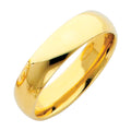 14K Yellow Gold 5 mm Comfort Fit Wedding Band