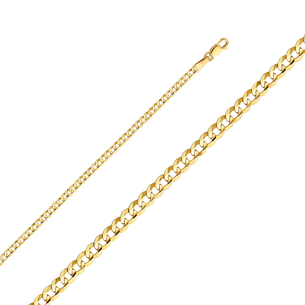 14K Yellow Gold 060(2.7 mm) Curb Concave