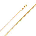 14K Yellow Gold 1.0 mm Box Chain