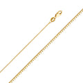 14K Yellow Gold 0.8 mm Box Chain