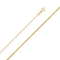 14K Yellow Gold 0.6 mm Box Chain