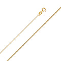 14K Yellow Gold 0.5 mm Box Chain