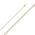 14K Two Tone Gold Flat Mariner 60 Lite Wp