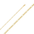 14K Yellow Gold Figaro 3+1 60 Yp