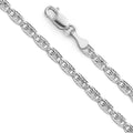 14K White Gold Valentino 60 Star/Edge Diamond Cut