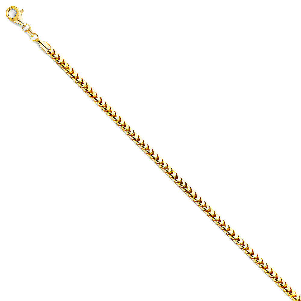 14K Yellow Gold Franco 120 Round
