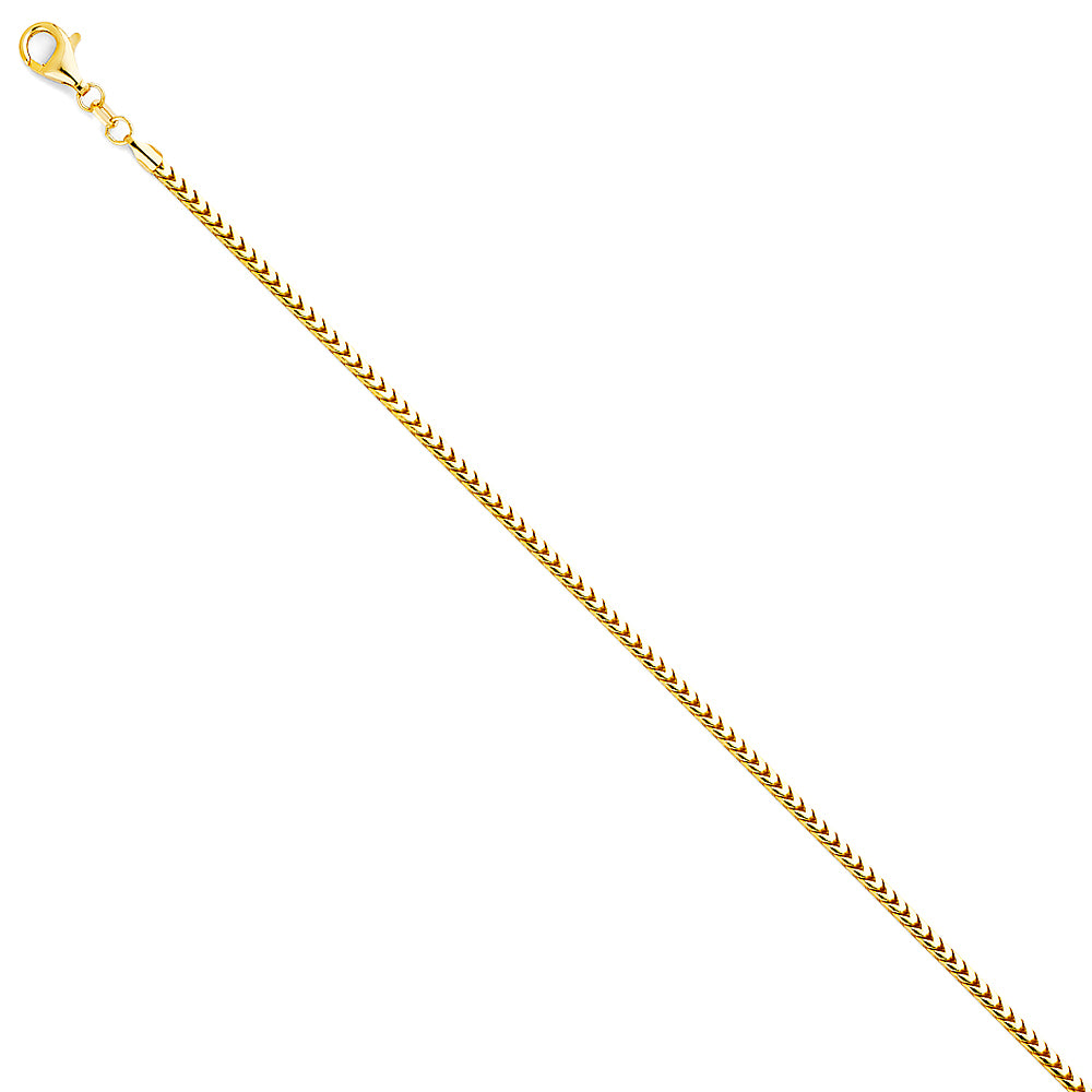 14K Yellow Gold Franco 80 Round