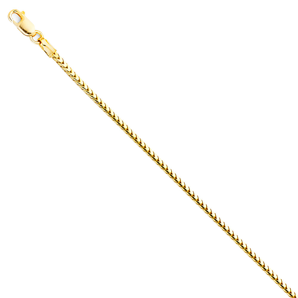 14K Yellow Gold Franco 60 Round