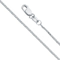 14K White Gold 1.0 mm 8 Diamond Cut Round Wheat 25