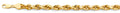 14K Yellow Gold Solid Rope Chain 7.8 mm