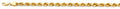 14K Yellow Gold Solid Rope Chain 5.6 mm