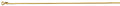 14K Yellow Gold 1.2 mm Flat Franco Chain