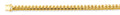 14K Yellow Gold 9.1 mm Solid Miami Cuban