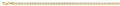 14K Two Tone Gold 3.5 mm Light Mariner Chain
