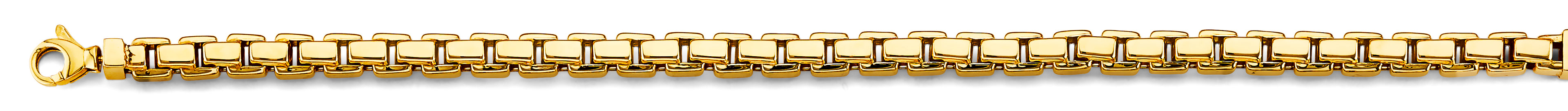 14K Yellow Gold 5.4 mm Hollow Box Chain