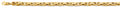 14K Yellow Gold 6.3 mm Hollow Fancy Byzantine