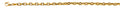 14K Yellow Gold 4.1 mm Hol-Oval Rolo Chain