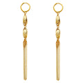 14K Yellow Gold Dangling Earrings (ER330)