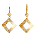 14K Yellow Gold Dangling Earrings (ER336)
