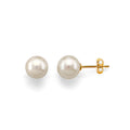 14K Yellow Gold Pearl Earrings (ER448)