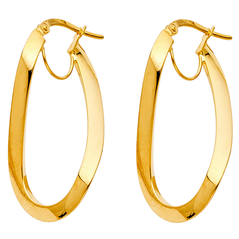 14K Yellow Gold Earrings (ER506)