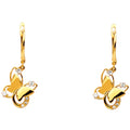 14K Yellow Gold Earrings