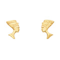 14K Yellow Gold Sm Pharaoh Post Earring