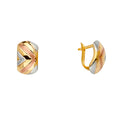 14K Half Huggies Earring