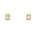 14K Yellow Gold CZ Earring / Set