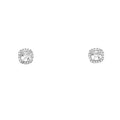 14K White Gold CZ Earring / Set