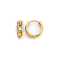 14K Yellow Gold Huggies Earrings