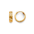 14K Yellow Gold Huggies Earrings